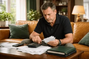 Мужчина считает коммунальные долги перед продажей квартиры с долгами по ЖКХ